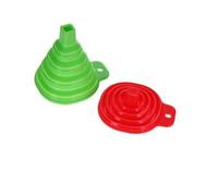 Imbuto Pieghevole in Silicone, Imbuto Cucina Portatile per Trasferimento Liquidi Birra Aromi Olio, 2 pezzi
