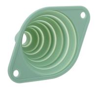 Imbuto Pieghevole in Silicone per Bocche Larghe, Verde | Riutilizzabile e Flessibile, Meno Schizzi nel Versare, Pulizia Rapida, per Cucina e Laboratorio