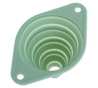 Imbuto Pieghevole in Silicone per Cucina, Bocca Larga Verde | Bottiglia e Barattolo, Uso Domestico per Conserve e Imbottigliamento, Flessibile, Salvaspazio, Lavabile in Lavastoviglie