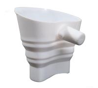 Imbuto pieghevole in silicone per farina costruito per l'uso con supporto di caricamento frontale per miscelatori per aggiungere ingredienti e ridurre i tempi di pulizia (verde)