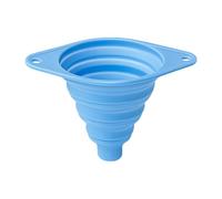 Imbuto pieghevole in Silicone, piccolo imbuto per bottiglie di riempimento per uso cucina (blu)
