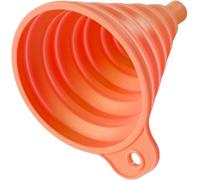 Imbuto Ripiegabile in Silicone Salvaspazio Flessibile dal diametro di 10 cm, Ideale per Travasare Liquidi e Rabbocco Olio Motore, Facile da Usare e Pulire