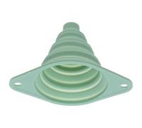 Imbuto Silicone Bocca Larga, Verde Pieghevole per Barattoli Bottiglie | Travaso Domestico e Oli Essenziali, Salvaspazio, Lavabile in Lavastoviglie, Adatto alla Cucina