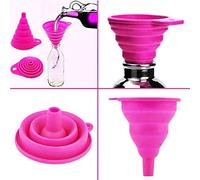 Imbuto silicone pieghevole per olio viaggio resistente alte temperature visto in televisione colore random idea regalo originale accessori cucina pratici