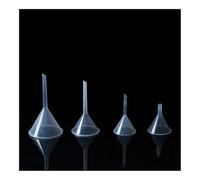 Imbuto triangolare in plastica trasparente da 30 mm, 50 mm, 60 mm, 75 mm, 90 mm, 120 mm, 150 mm, forniture for laboratorio(100mm)
