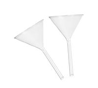 Imbuto Triangolare in Vetro 2 Pezzi 100mm a Collo Breve