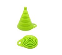 Imbuto universale for motore auto, in silicone, for liquido lavavetri, pieghevole, portatile, for olio e benzina Per Trasferimento Liquidi(Green,6.5g)