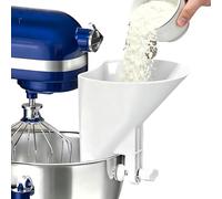 Imbuto universale per farine a bocca larga, scivolo per colata senza pasticcio per miscelatori, pratico accessorio per cottura per pizza, preparazione di torte, regalo per panettieri domestici