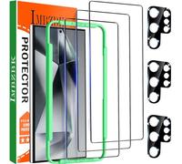 IMBZBK 3 Pezzi Pellicola per Samsung Galaxy S24 Ultra Vetro Temperato Accessori 3 Pezzi Protezione Fotocamera, Copertura Completa