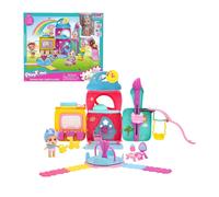 Cry babies playtime daycare l'asilo di jenna, set da gioco con stanze, accessori e bambola esclusiva