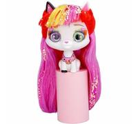 IMC - Gattino VIP Pets Cats. Gatte da 9,5 Cm e Capelli 30 cm (Exp 6 Pezzi) MOD Sdos, Multicolore (713031)