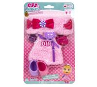 IMC Toys- Bambini piangenti Dressy Outfits Assortiti Giocattolo, Multicolore, 83103