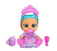 IMC Toys Cry Babies Kiss Me Elodie, Bambola Interattiva che Arrossisce con un Bacio e Piange come una Bimba, con Capelli da Acconciare, Vestiti da Indossare e Accessori