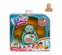 LOOPERS Hammies Ginger, Criceto Interattivo da Collezione che Corre Dentro e Fuori la sua Ruota, Gioco per Bambini e Bambine +3 anni