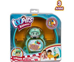 Imc Toys LOOPERS Medium Hammies Ginger, Criceto Interattivo