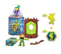 IMC Toys - Metazells Main Pack 2 Figure 4 cm con 1 Tronco 2 Carte e 1 Accessorio (Exp 12 Pezzi) (906914)