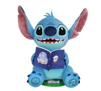 IMC Toys Stitch Storyteller di Lilo & Stitch, Giocattolo Elettronico Peluche Canta Canzoni e Racconta Storie in Italiano, Spagnolo e Francese, Luce Notturna, Giocattolo per Bambini dai 3 Anni in su