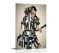 IMCAY Dave Grohl Foo Fighters, poster decorativo da parete, per soggiorno, camera da letto, 60 x 90 cm