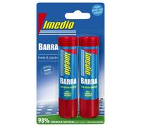 Imedio Confezione da 2 Colla Stick da 21gr - Senza Solventi - Lavabile - Adatta per Uso Scolastico NEW