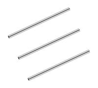 iMeistek Tubi in acciaio inossidabile 304, diametro esterno 11 mm x spessore parete 1 mm, lunghezza 250 mm, tubo rotondo dritto senza giunzioni, in acciaio inox industriale (3 pezzi)