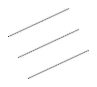 iMeistek Tubi in acciaio inossidabile 304, diametro esterno 5 mm x spessore 1 mm, lunghezza 250 mm, tubo rotondo dritto industriale in acciaio inossidabile senza cuciture (3 pezzi)