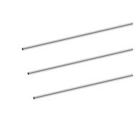 iMeistek Tubi in acciaio inossidabile 304, diametro esterno 6 mm, spessore parete 0,2 mm, lunghezza 300 mm, tubi rotondi per casa, artigianato fai da te (3 pezzi)