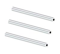 iMeistek Tubi in alluminio 6063, diametro esterno 8 mm, diametro interno 4 mm, lunghezza 150 mm, tubi dritti senza cuciture, in alluminio, per modelli fai da te, industriali (3 pezzi)