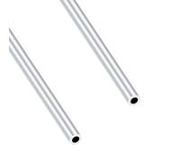 iMeistek Tubi rotondi in alluminio 6063, diametro esterno 10 mm, diametro interno 6 mm, lunghezza 400 mm, tubi in alluminio senza cuciture, per modelli fai da te, industriali, decorativi (2 pezzi)