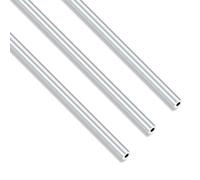 iMeistek Tubi rotondi in alluminio 6063, diametro esterno 6 mm, diametro interno 3 mm, lunghezza 300 mm, parete 1,5 mm, tubo dritto in alluminio senza giunte (3 pezzi)