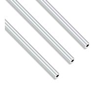 iMeistek Tubi rotondi in alluminio 6063, diametro esterno 7 mm, diametro interno 4 mm, lunghezza 300 mm, lunghezza 1,5 mm, tubo dritto in alluminio senza giunte (3 pezzi)