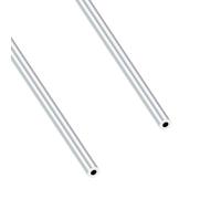 iMeistek Tubi rotondi in alluminio 6063, diametro esterno 8 mm, diametro interno 4 mm, lunghezza 400 mm, tubi in alluminio senza cuciture, per modelli fai da te, industriali, decorativi (2 pezzi)