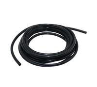 iMeistek Tubo flessibile in silicone, diametro interno 6 mm x diametro esterno 8 mm, 4 m, tubo in silicone per acqua e aria, tubo per pompa di trasferimento, nero