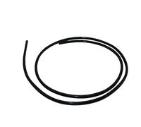 iMeistek Tubo in silicone, diametro interno 3 mm x diametro esterno 6 mm, 2 m, tubo flessibile in silicone per acqua e aria, tubo per trasferimento pompa, nero