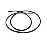 iMeistek Tubo in silicone, diametro interno 5 mm x diametro esterno 8 mm, 2 m, tubo flessibile in silicone per acqua e aria, tubo per trasferimento pompa, nero