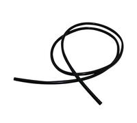 iMeistek Tubo in silicone, diametro interno 6 mm x diametro esterno 8 mm, 2 m, tubo flessibile in silicone per acqua e aria, tubo per trasferimento pompa, nero