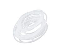 iMeistek Tubo in silicone per uso alimentare, diametro interno 4 mm x diametro esterno 6 mm, 5 metri, tubo flessibile in silicone per acqua e aria, trasparente
