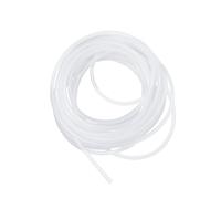 iMeistek Tubo in silicone per uso alimentare, diametro interno 6 mm x diametro esterno 8 mm, 5 metri, tubo flessibile in silicone per acqua e aria, trasparente