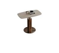 IMEITE Arredamento Della Casa Tavolino Laterale Sollevabile In Legno Massello For Piccoli Appartamenti, Tavolino Creativo For Soggiorno, Balcone, Tavolo D'angolo Tavolini Da Salotto(D)