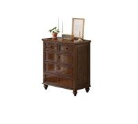 IMEITE Comodino Cassettiera in legno massello for camera da letto, soggiorno retrò, mobiletto portaoggetti, camera da letto principale, cassettiera terminale del letto Tavoli Da Soggiorno
