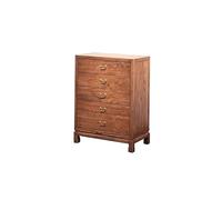IMEITE Comodino Comodino da camera da letto in stile cinese, cassettiera in legno a cinque cassetti, mobiletto portaoggetti for soggiorno Tavoli Da Soggiorno