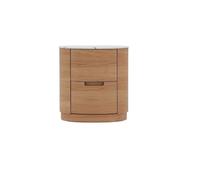 IMEITE Comodino Comodino Minimalista For Camera Da Letto Principale, Comodino In Legno Massello A Due Cassetti In Stile Semplice Tavoli Da Soggiorno