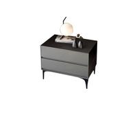 IMEITE Comodino Comodino Tutto In Legno Massello, Semplice E Moderno, Minimalista, In Ardesia, Camera Da Letto Principale, Comodino For La Casa Tavoli Da Soggiorno(A)