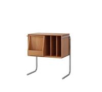 IMEITE Comodino Tavolino mobile for divano in legno massello retrò nordico Comodino for armadio ad angolo con portaoggetti antico Tavoli Da Soggiorno