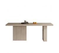 IMEITE Tavolo Da Riunione Per Ufficio Tavolo da pranzo Rock Plate moderno e semplice, rettangolare, for la casa il ristorante Tavolo Della Sala Da Pranzo(140x80x75cm)