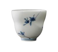 IMEITE Tazze Matcha Tazza da tè a forma di farfalla dipinta a mano pura, in ceramica, for uso domestico, personale, for una sola persona, dedicata alla tazza da tè Set Da Tè Con Infusore