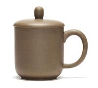 IMEITE Tazze Matcha Tazza da tè con coperchio Tazza di argilla viola Tazza d'acqua fatta a mano Set da tè for ufficio Casa Kung Fu Pentola di argilla viola 380ML Set Da Tè Con Infusore