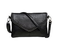 imentha Donne Borsa a tracolla PU All Season evento/festa informale all'aperto formale Office & Carriera chiusura parzializzatore di bloccaggio nero Beige,Nero