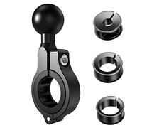 iMESTOU Adattatore per Montaggio a Sfera Alluminio con Base a Sfera da 1" Adatto al Manubrio di Diametro da 2,2-3,2 cm Compatibile con Supporti per Telefono Ram Prese a Sfera da 1 Pollice