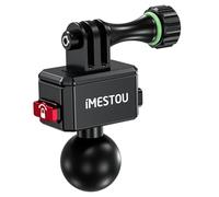 iMESTOU Supporto da Equitazione per Gopro Videocamere D'azione con Sfera da 2,5 cm Adatto a RAM 1" Sfera Supporto per Telefono da Bicicletta