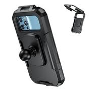 iMESTOU Supporto Impermeabile IP66 per Telefono da Bici con Testa a Sfera da 2,5cm Adatto per Componenti di Dimensioni RAM B, Adatto per Cellulari da 3,5" a 6,1" con Spessore Massimo Spessore 11mm (S)